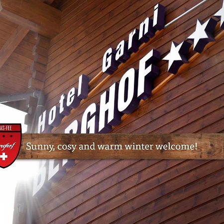 サース フェー Berghof Garni - The Dom Collection Bed & Breakfast エクステリア 写真